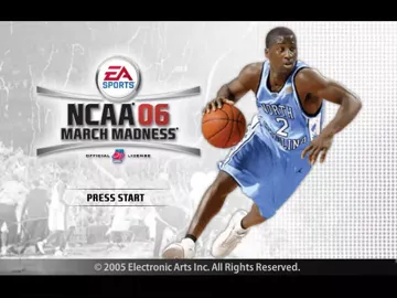 NCAA March Madness 06 (USA) screen shot title